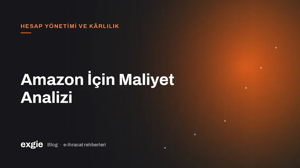 Amazon İçin Maliyet Analizi