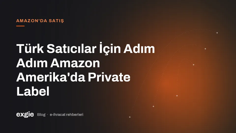 Türk Satıcılar İçin Adım Adım Amazon Amerika'da Private Label